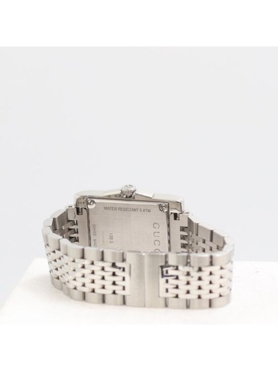 Gucci And Rectangle 138.5 Quartz Date Pink Dial Watch main image 4